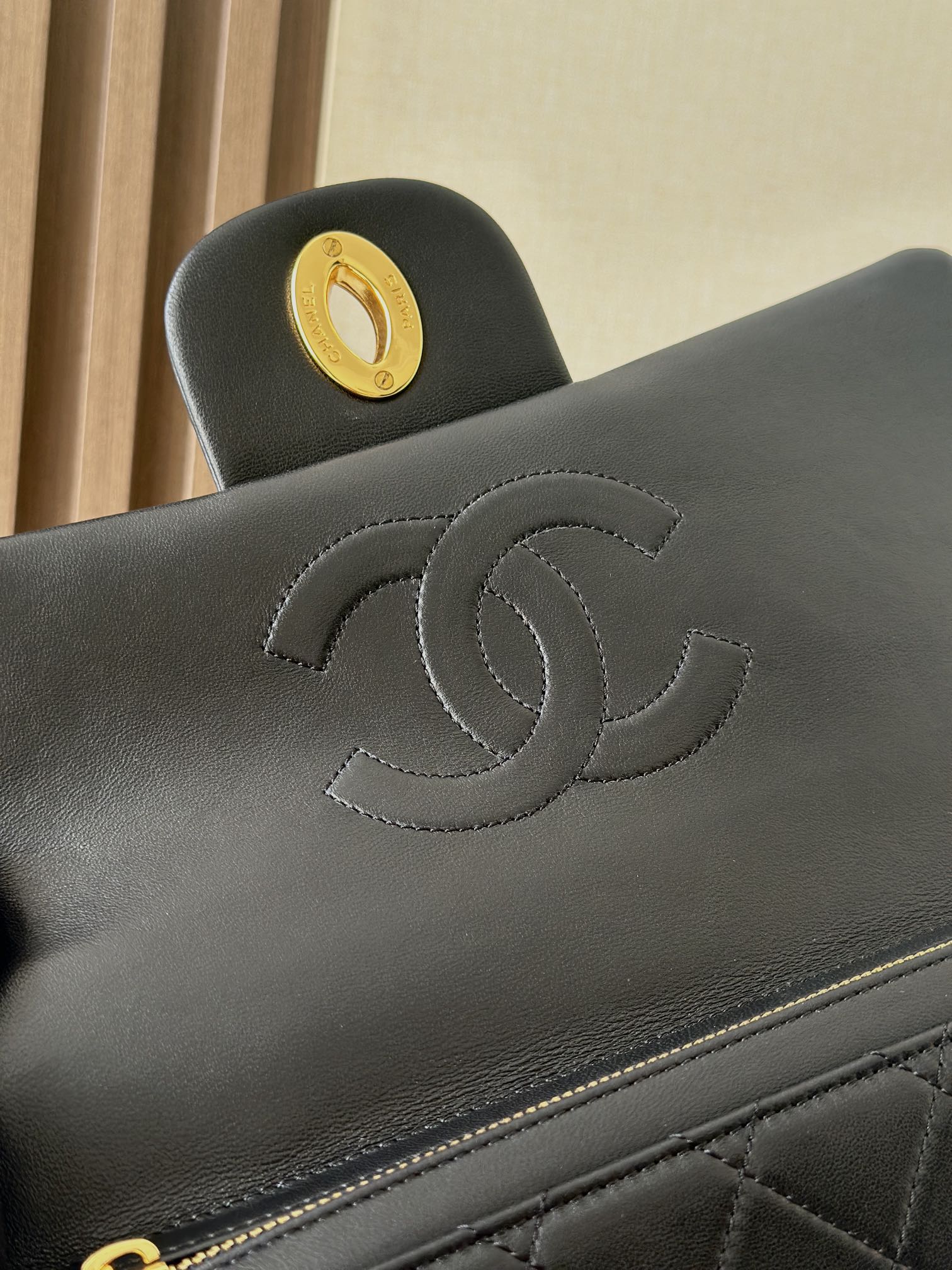 CC Backpack 30cm Black Gold Backpack Sheepskin 298105 - Produktbild 2