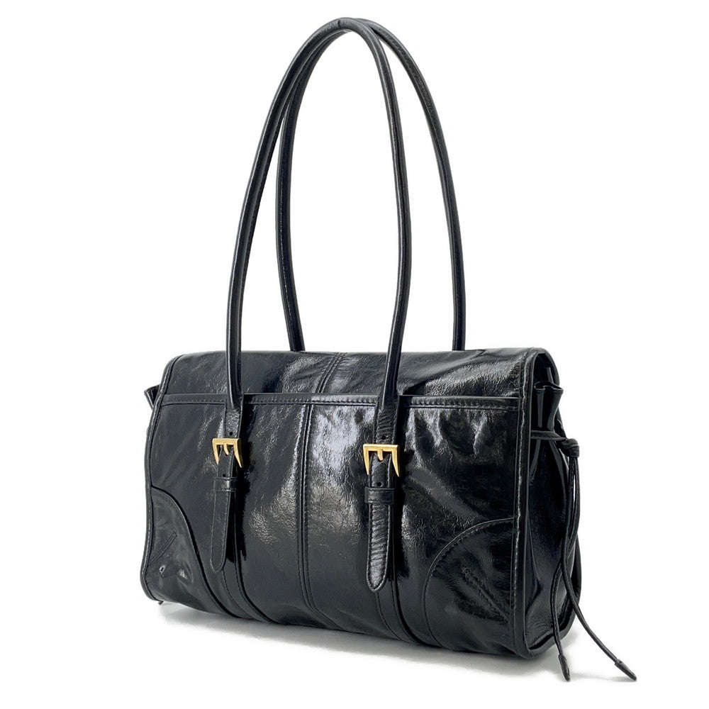 PRADA Umhängetasche Schwarz1BD376 Leder Größe Medium