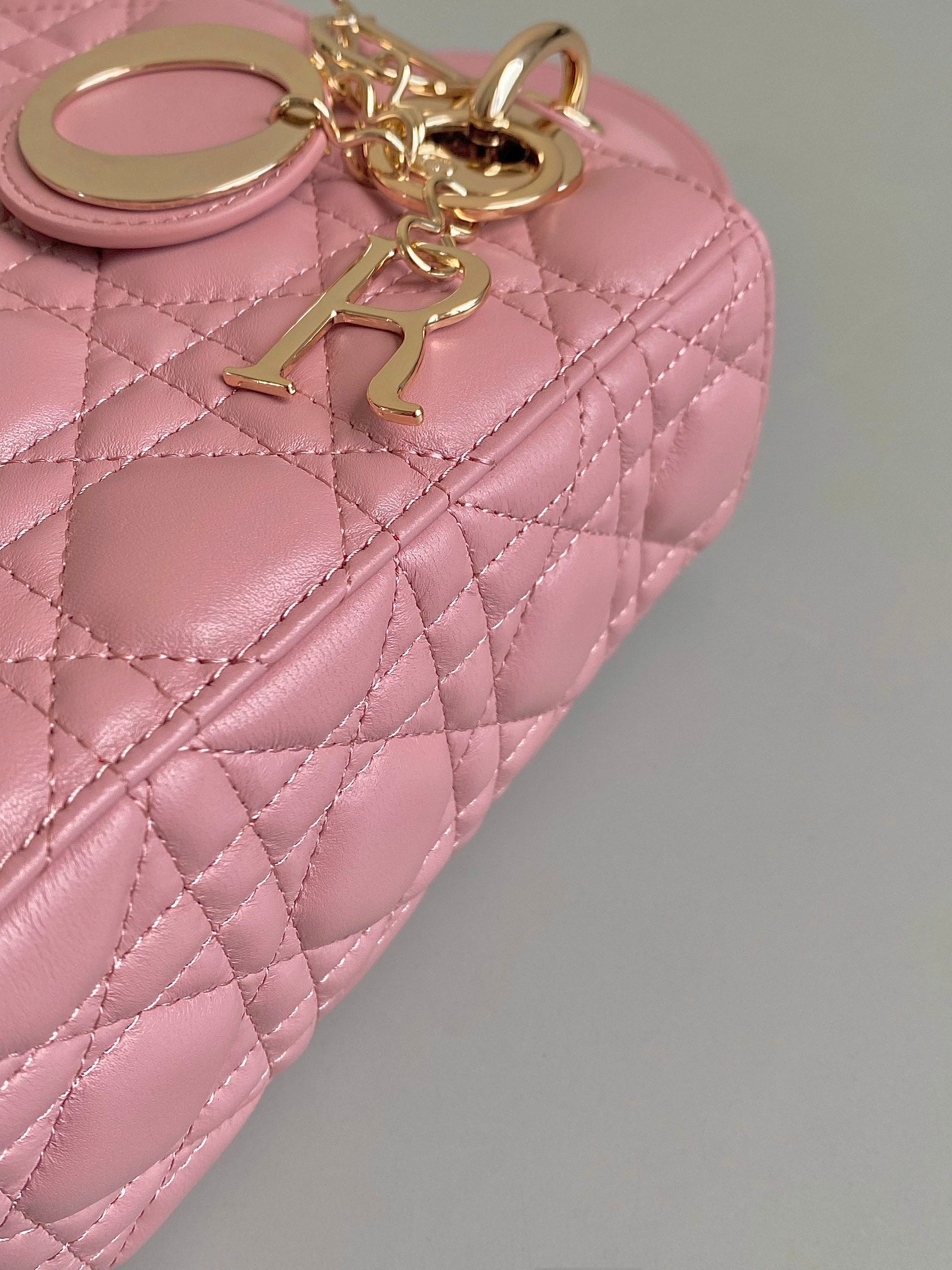 SMALL LADY 20 PUDDERROSA LAMBSKIN