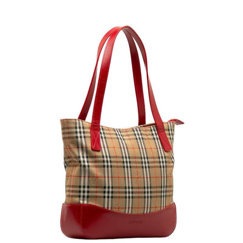 Burberry Nova Check Shadow Horse Leder Shopper