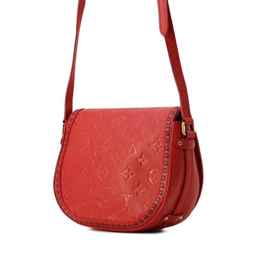 Red Louis Vuitton MONOGRAMM Empreinte Junot Crossbody Bag | Studio Nafay