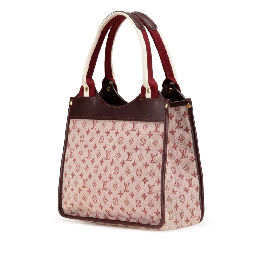 Red Louis Vuitton MONOGRAMM Mini Lin Kathleen Handbag | Studio Nafay