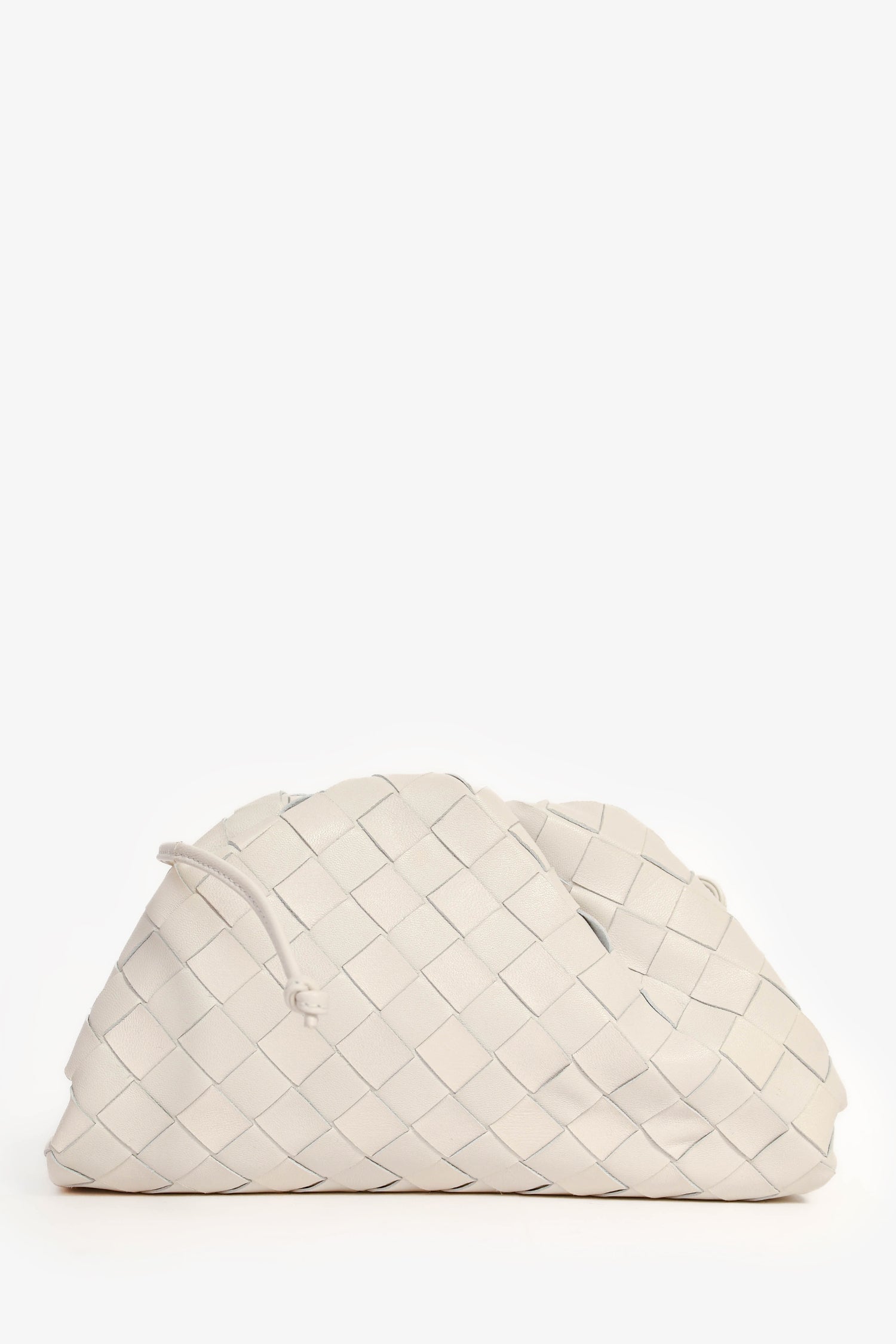 Bottega Veneta ‚Chalk‘ Intrecciato Leder Pouch Crossbody
