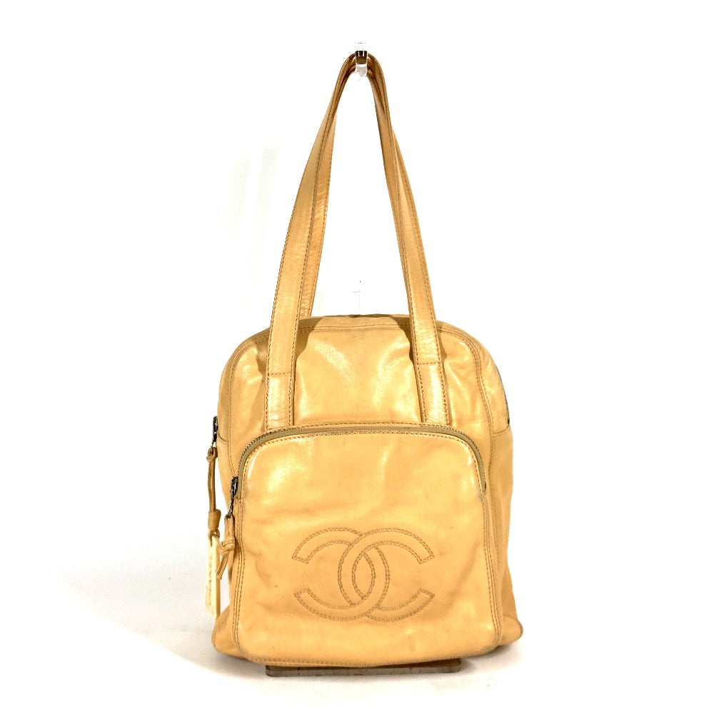 Chanel 30 Leder Beige Shopper