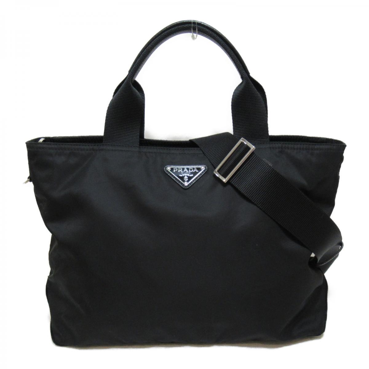 PRADA VELA TESSUTO CONVERTIBLE SMALL SHOPPER