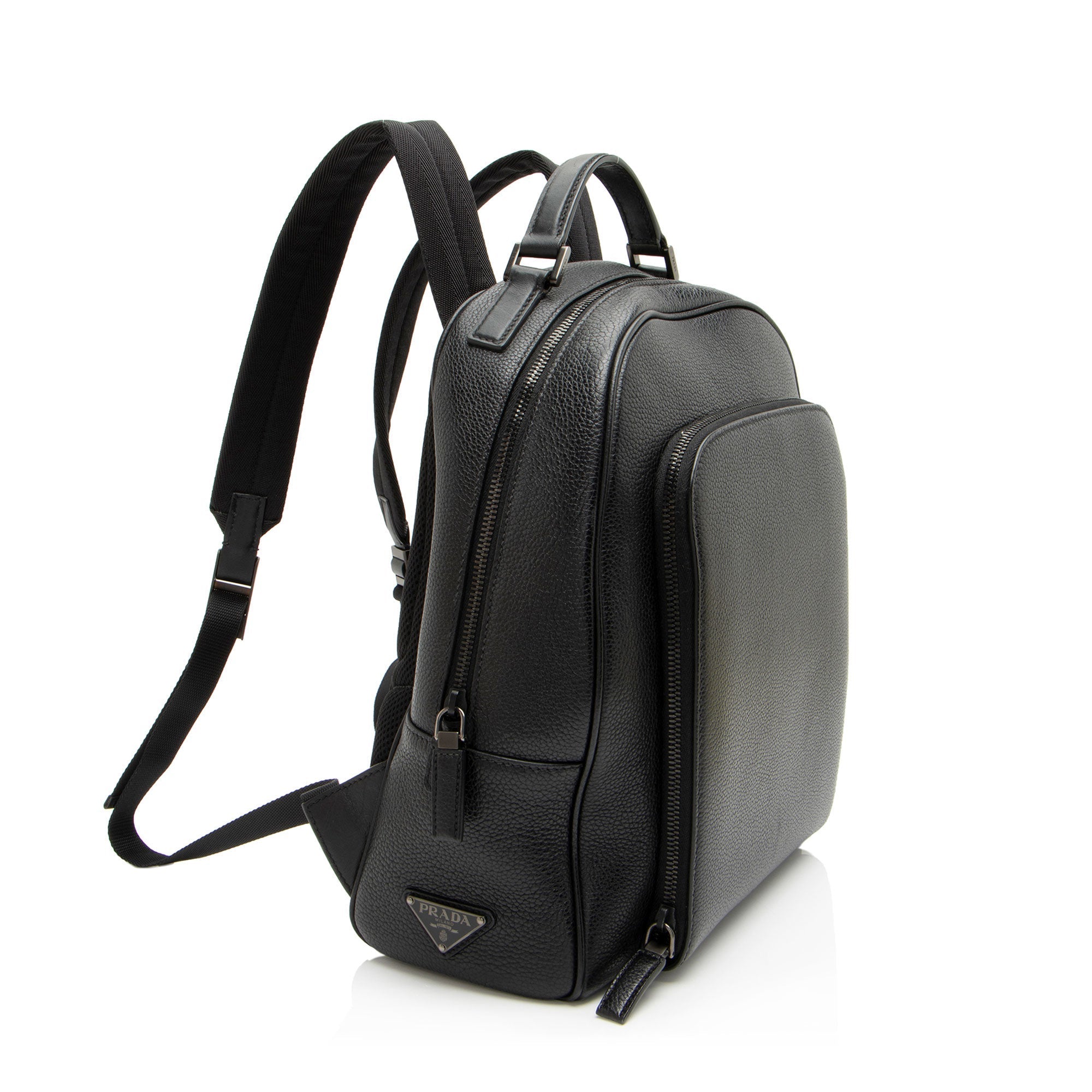 Prada Saffiano Front Pocket Rucksack